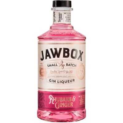 Jawbox Rhubarb and Ginger Gin Liqueur - Small Batch - 20% - 700ml Jawbox Rhubarb and Ginger Gin Liqueur - Small Batch - 20% - 700ml