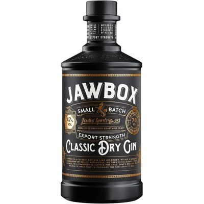 Jawbox Small Batch Export Strength Gin - Dry Gin 47% Vol. Jawbox Small Batch Export Strength Gin - Dry Gin 47% Vol.