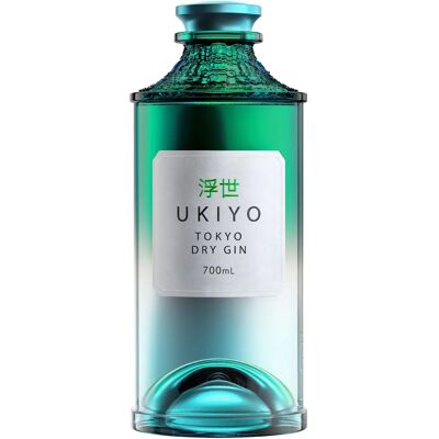 UKIYO Tokyo Dry Gin - Japanese, Rice, Sakura UKIYO Tokyo Dry Gin - Japanese, Rice, Sakura