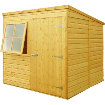 Shire Shiplap Pent Garden Shed - 7x7 - Durable, Weatherproof, Lockable Shire Shiplap Pent Garden Shed - 7x7 - Durable, Weatherproof, Lockable