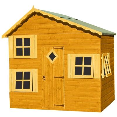 Shire Loft 2 Storey Playhouse - Wooden Kid's Playhouse Shire Loft 2 Storey Playhouse - Wooden Kid's Playhouse
