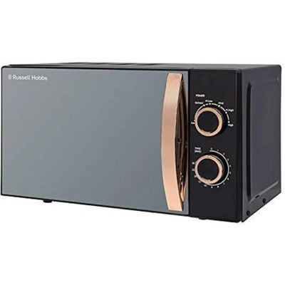 Russell Hobbs RHM1727RG Compact Solo Microwave - Black & Rose Gold Russell Hobbs RHM1727RG Compact Solo Microwave - Black & Rose Gold