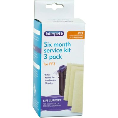 Interpet Waterfilter 2236 - Filter met 3 schuim- en koolstoffilters Interpet Waterfilter 2236 - Filter met 3 schuim- en koolstoffilters
