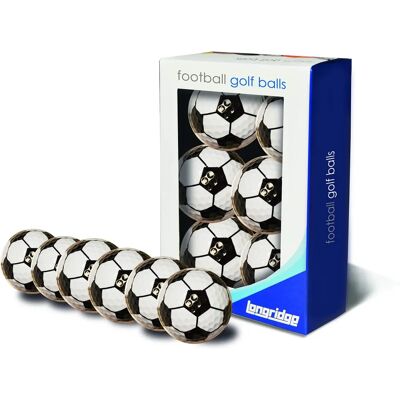 Longridge Fußball Golfbälle - 6 Stück Longridge Fußball Golfbälle - 6 Stück