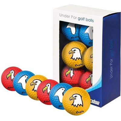 Palline da Golf Longridge Under Par - Set Multicolore Palline da Golf Longridge Under Par - Set Multicolore