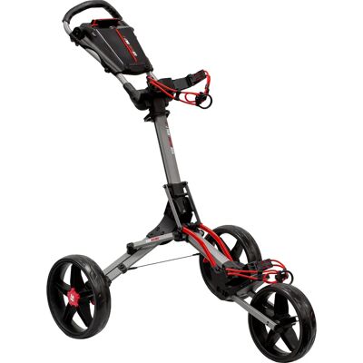 Longridge Ezeglide Bolt 2 Golf Trolley - Grey/Red Longridge Ezeglide Bolt 2 Golf Trolley - Grey/Red