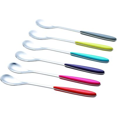 EXZACT - Ice-cream Sundae Spoon - Stainless Steel - 6pcs - Spoon EXZACT - Ice-cream Sundae Spoon - Stainless Steel - 6pcs - Spoon