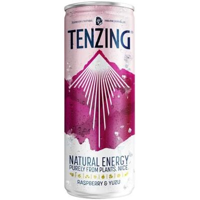 Tenzing - Natural Energy Raspberry & Yuzu - 12x250ml - Energy drink Tenzing - Natural Energy Raspberry & Yuzu - 12x250ml - Energy drink