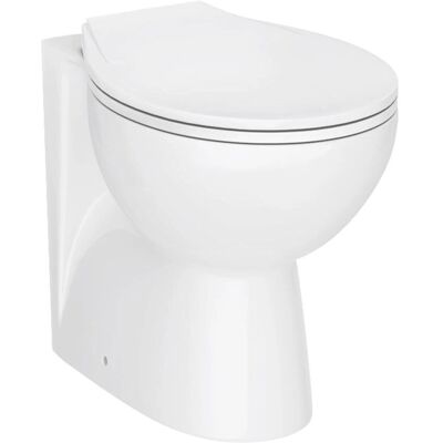 Veebath - 515 - Back To Wall - White Ceramic - Toilet Veebath - 515 - Back To Wall - White Ceramic - Toilet