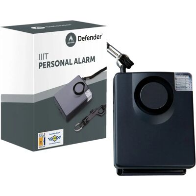Defender - IIIT - Strobe - 143dB - Personal alarm Defender - IIIT - Strobe - 143dB - Personal alarm