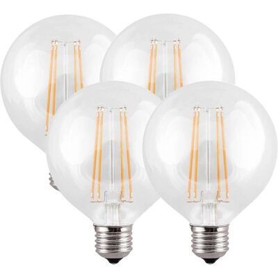 Harper Living - G95 E27 LED Bulb - Clear Globe - Warm White - LED Bulb Harper Living - G95 E27 LED Bulb - Clear Globe - Warm White - LED Bulb