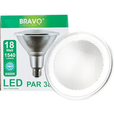 Harper Living 18W PAR38 LED Bulb - IP65 Waterproof - Silver Harper Living 18W PAR38 LED Bulb - IP65 Waterproof - Silver