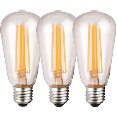 Harper Living - ST64 8W E27 - Clear - Warm White - LED Bulb Harper Living - ST64 8W E27 - Clear - Warm White - LED Bulb