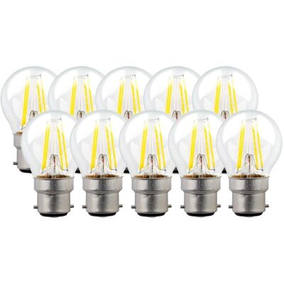 Harper Living - 5W B22 LED Bulb - Golf Ball - Clear - Bulb Harper Living - 5W B22 LED Bulb - Golf Ball - Clear - Bulb