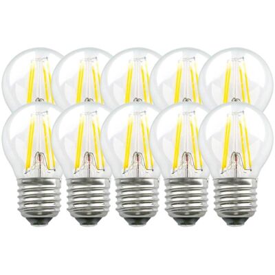 Harper Living - 5W E27 LED - Clear Golf Ball - Warm White - LED Bulb Harper Living - 5W E27 LED - Clear Golf Ball - Warm White - LED Bulb