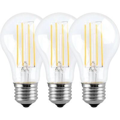 Harper Living 8W A60 LED Bulb - Pack of 3 - Dimmable - Cool White Harper Living 8W A60 LED Bulb - Pack of 3 - Dimmable - Cool White