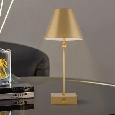 Harper Living Cordless Table Lamp - Gold - Modern LED Rechargeable Lamp Harper Living Cordless Table Lamp - Gold - Modern LED Rechargeable Lamp