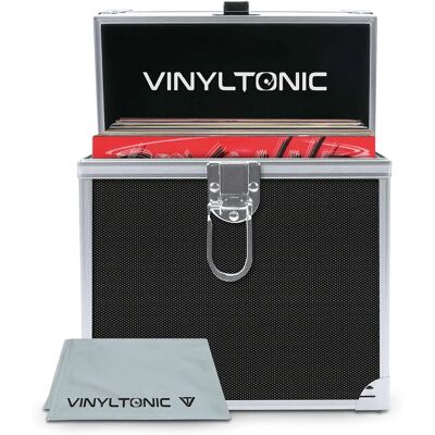 Vinyl Tonic VT05B Opbergdoos - Opbergdoos, Aluminium, Microvezel, Staal, Hout Vinyl Tonic VT05B Opbergdoos - Opbergdoos, Aluminium, Microvezel, Staal, Hout