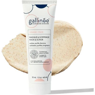 Gallinee Cura Microbioma Maschera e Scrub Viso - 50 ml Gallinee Cura Microbioma Maschera e Scrub Viso - 50 ml