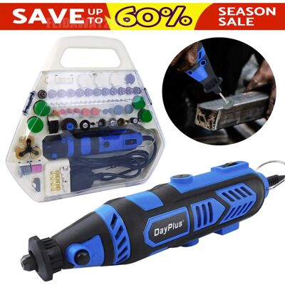 Terratek - Mini Drill/Grinder Bits Set - 82Pcs - Bits Set Terratek - Mini Drill/Grinder Bits Set - 82Pcs - Bits Set