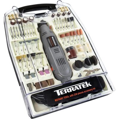 Terratek - Mini Drill/Grinder Bits Set - 82Pcs - Bits Set Terratek - Mini Drill/Grinder Bits Set - 82Pcs - Bits Set