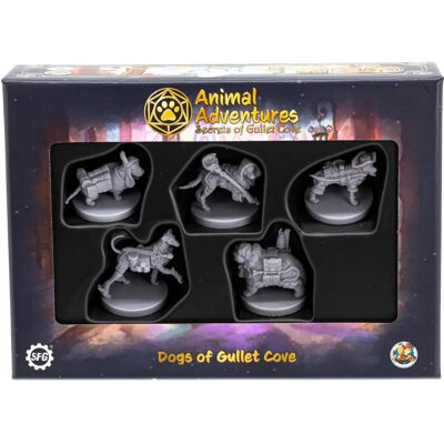 Steamforged Games Ltd Animal Adventures - Chiens de Gullet Cove - Extension - Publicité Steamforged Games Ltd Animal Adventures - Chiens de Gullet Cove - Extension - Publicité