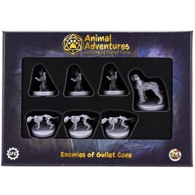 Steamforged Games Animal Adventures Gullet Cove Enemies RPG - Figurine Add-on Steamforged Games Animal Adventures Gullet Cove Enemies RPG - Figurine Add-on