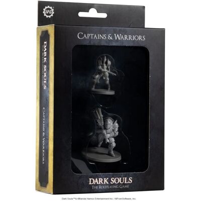 Ensemble de miniatures Dark Souls RPG Capitaines & Guerriers - Publicité Ensemble de miniatures Dark Souls RPG Capitaines & Guerriers - Publicité