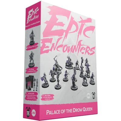 Steamforged Games LTD Epic Encounters - Palace of the Drow Queen - Board Game & Accessories Steamforged Games LTD Epic Encounters - Palace of the Drow Queen - Board Game & Accessories