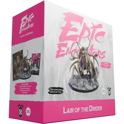 STEAMFORGED GAMES LTD Lair of the Drider - Jeu de plateau - Epic Encounters - Publicité STEAMFORGED GAMES LTD Lair of the Drider - Jeu de plateau - Epic Encounters - Publicité