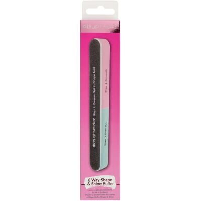 Marque Brushworks Shape & Shine Lime à Ongles à Six Faces - Lime à Ongles Marque Brushworks Shape & Shine Lime à Ongles à Six Faces - Lime à Ongles