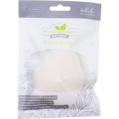 Gąbka Konjac Oryginalna Brushworks - Narzędzie do oczyszczania twarzy Gąbka Konjac Oryginalna Brushworks - Narzędzie do oczyszczania twarzy