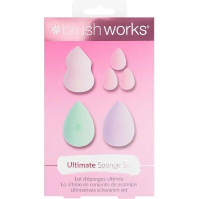 Brushworks HD Ultimate Complexion Sponge Set - Makeup Sponge Set Brushworks HD Ultimate Complexion Sponge Set - Makeup Sponge Set