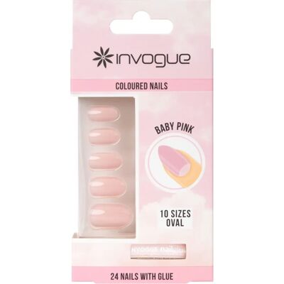 Invogue Ongles Ovale Rose Bébé - Ongles Invogue Ongles Ovale Rose Bébé - Ongles