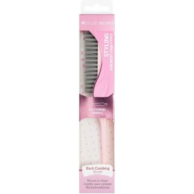 Brushworks Back Comb Brush - Volyymi- ja muotoiluväline Brushworks Back Comb Brush - Volyymi- ja muotoiluväline