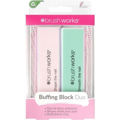 Brushworks Pastel Blocs de Polissage pour Ongles - Pack de 2 Brushworks Pastel Blocs de Polissage pour Ongles - Pack de 2