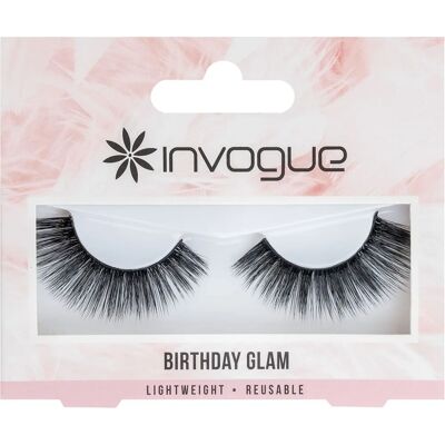 Invogue Nepwimpers Birthday Glam - false eyelashes Invogue Nepwimpers Birthday Glam - false eyelashes