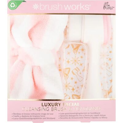 Brushworks Facial Cleansing Set - Vegan & Cruelty-Free Brushworks Facial Cleansing Set - Vegan & Cruelty-Free