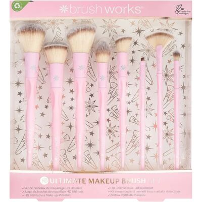 Set di Pennelli per Trucco HD Ultimate di Brushworks - Viso, Cruelty-free, Vegano Set di Pennelli per Trucco HD Ultimate di Brushworks - Viso, Cruelty-free, Vegano