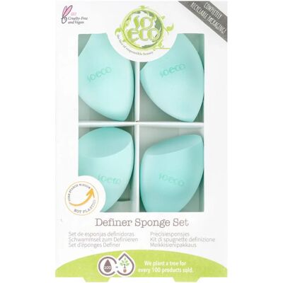 So Eco Definer Set de Esponjas - Conjunto de Esponjas de Maquillaje - Herramientas de Maquillaje Ecológicas So Eco Definer Set de Esponjas - Conjunto de Esponjas de Maquillaje - Herramientas de Maquillaje Ecológicas