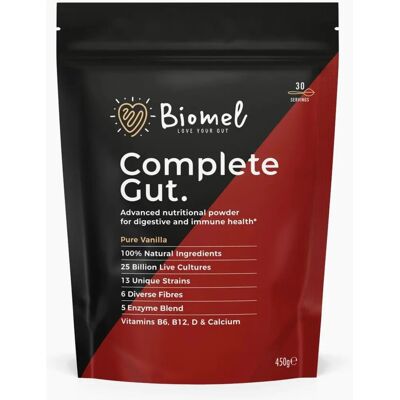 Biomel Complete Gut Vanilla - Nutritional Powder for Digestive & Immune Support Biomel Complete Gut Vanilla - Nutritional Powder for Digestive & Immune Support
