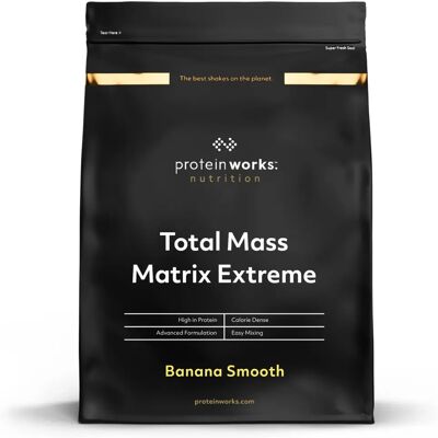 The Protein Works Total Mass Matrix Extreme - Protein Powder - Banana The Protein Works Total Mass Matrix Extreme - Protein Powder - Banana