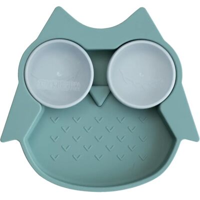 Assiette silicone hibou Tidy Tot - Repas bébé - Publicité Assiette silicone hibou Tidy Tot - Repas bébé - Publicité