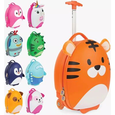 Valise cabine à roulettes Boppi Tiny Trekker Tiger - Valise - Publicité Valise cabine à roulettes Boppi Tiny Trekker Tiger - Valise - Publicité