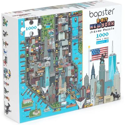 Bopster 8-Bit Pixel Puzzle New York Level 3 - Puzzle - Publicité Bopster 8-Bit Pixel Puzzle New York Level 3 - Puzzle - Publicité