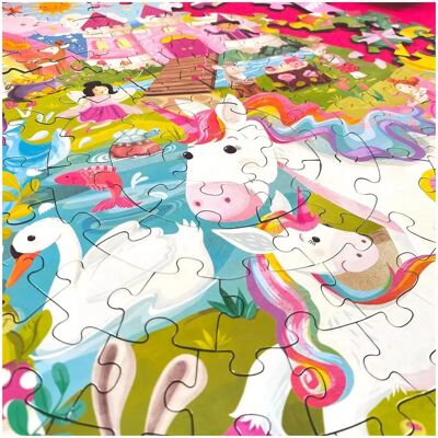 boppi Puzzle Rond Licorne - 150 Pièces - Publicité boppi Puzzle Rond Licorne - 150 Pièces - Publicité