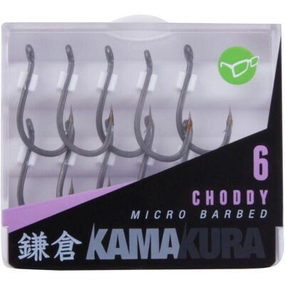 Crochets KORDA Kamakura Choddy - Barbelé Taille 4 - Publicité Crochets KORDA Kamakura Choddy - Barbelé Taille 4 - Publicité