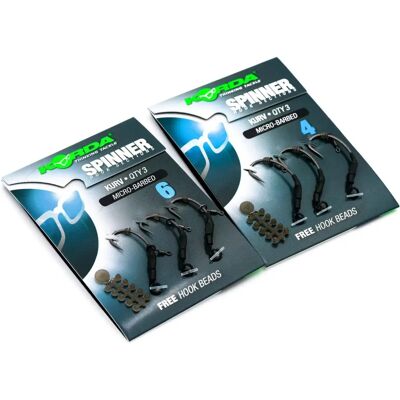 Hameçon KORDA Spinner Krank - Plateforme efficace pour la pêche au carpe - Publicité Hameçon KORDA Spinner Krank - Plateforme efficace pour la pêche au carpe - Publicité