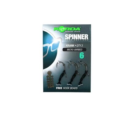 Hameçon Korda Spinner Kurv Sans Ardillon - G fishing hook - Publicité Hameçon Korda Spinner Kurv Sans Ardillon - G fishing hook - Publicité