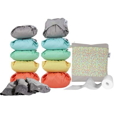 Couches Réutilisables en Bambou Pastel Close Parent - Couches Couches Réutilisables en Bambou Pastel Close Parent - Couches